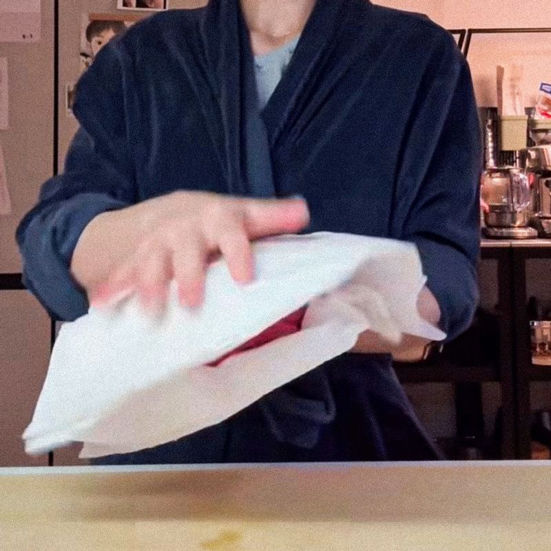 고기는 키친타월로 핏물을 제거해 주세요.