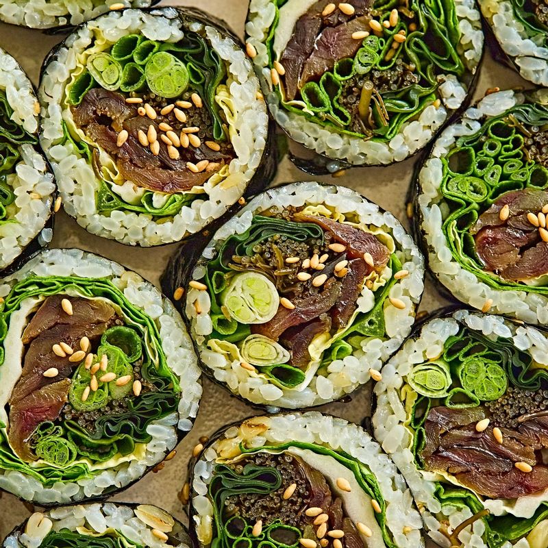 과메기, 꼬시래기, 김밥, 별미김밥, 간편식, 집밥, 술안주, 도시락, 간단요리