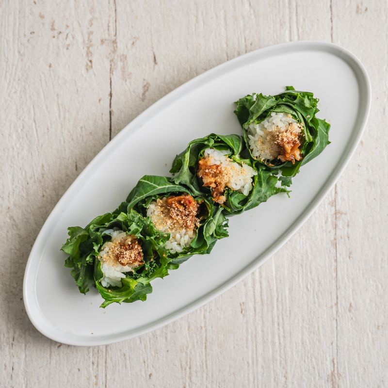 컬리케일김밥, 강된장김밥, 꼬마김밥, 채소김밥, 간단식사, 10분요리, 건강한한끼, 비건요리