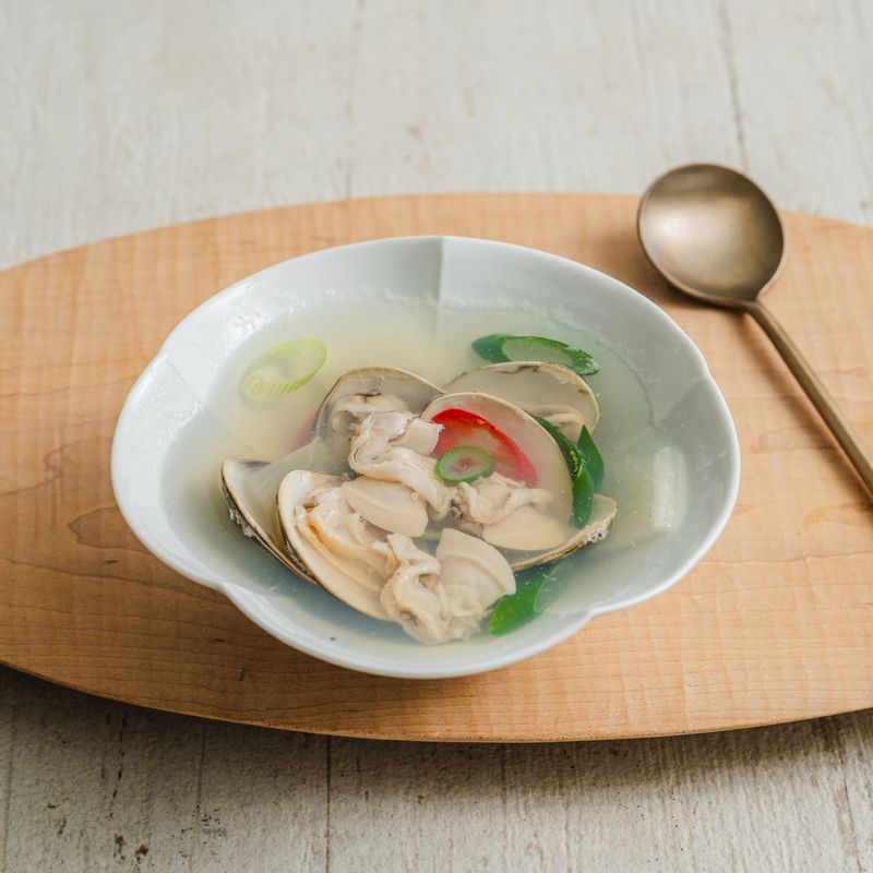 참백합맑은탕, 조개국, 맑은국, 국물요리, 해물국, 담백한국, 집밥국, 해장국, 제철조개, 간단국물요리