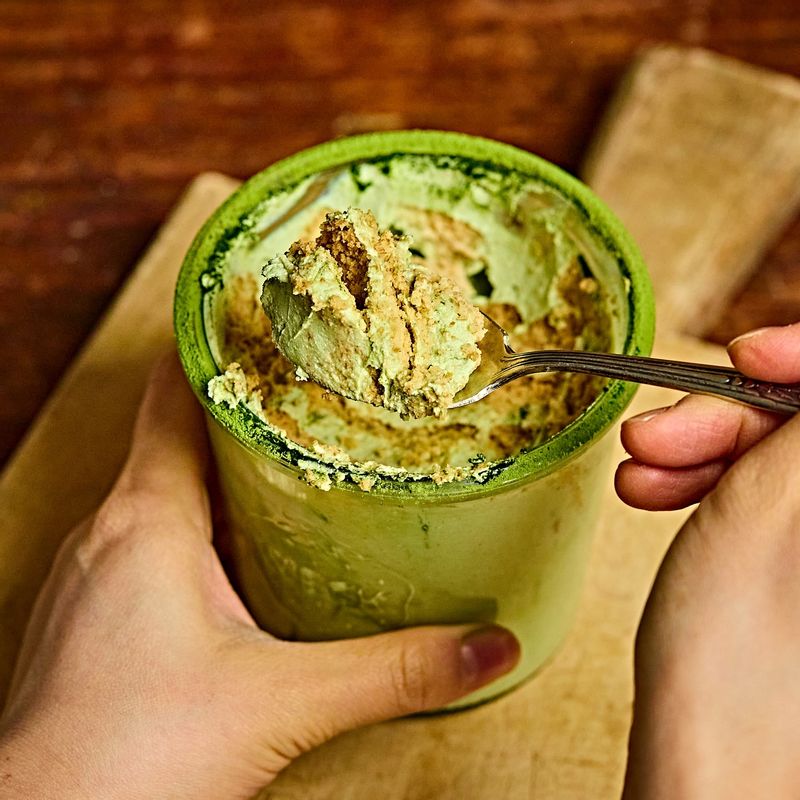 말차요거트케이크, 노오븐디저트, 그릭요거트디저트, 말차디저트, 홈카페, 간단디저트, 꾸덕케이크, 냉장디저트