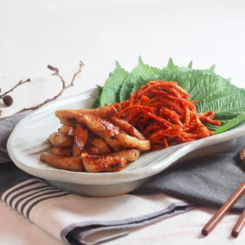 된장소스항정살구이