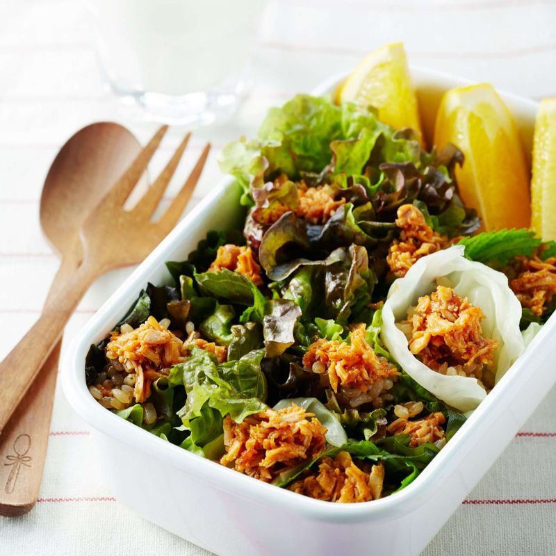 닭가슴살쌈장현미쌈밥