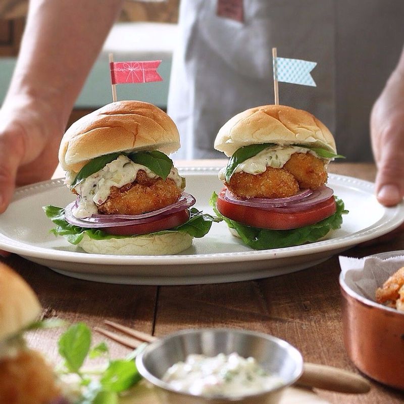 통새우미니버거