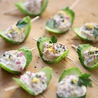 오이 참치 카나페 Step 1