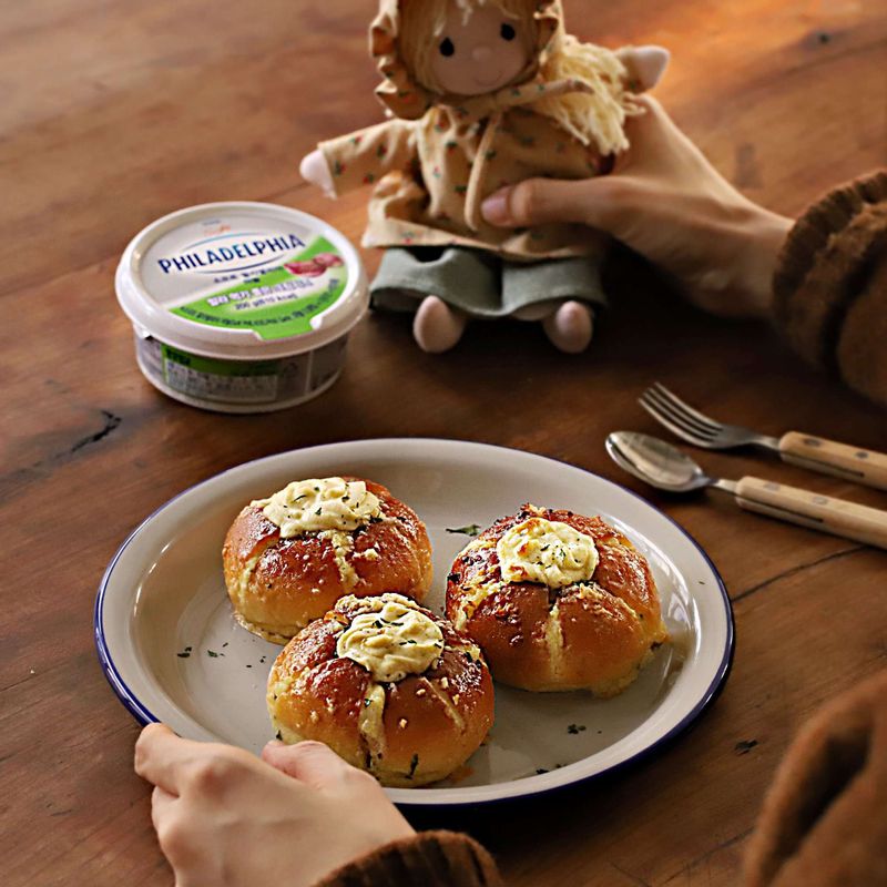 크림치즈마늘빵