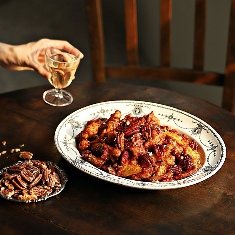 미국 피칸 더덕 닭강정