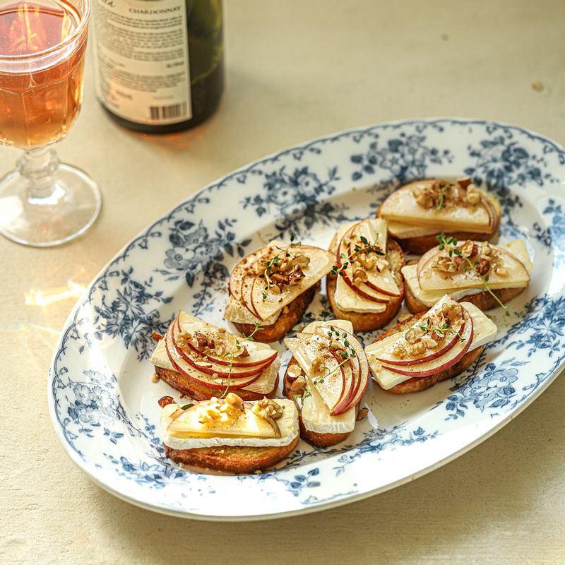 사과브리치즈핑거푸드