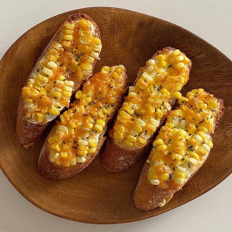 달달한 초당옥수수로 만든 초당옥수수토스트🌽 #초당옥수수 #옥수수 #토스트