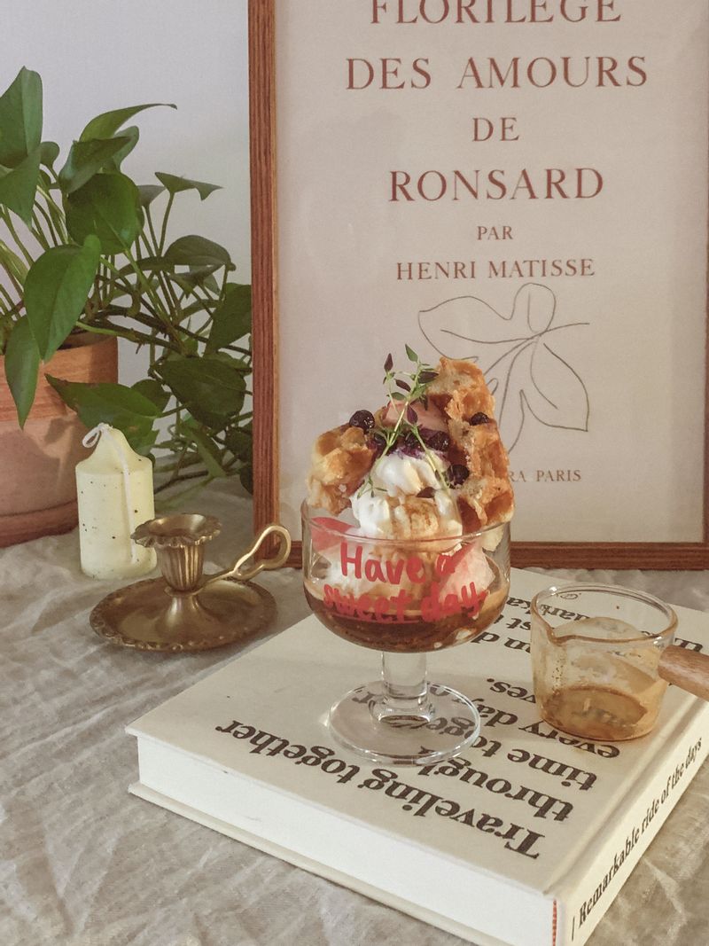 와플과 함께하는 아포카토!  #아포가토 #와플아포가토 #디저트 #홈디저트 #홈카페 #와플