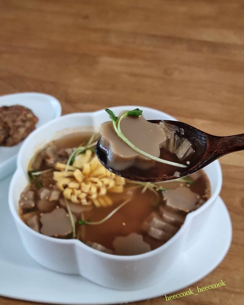 #도토리묵전 #막걸리안주 #묵사발 #묵밥 #도토리묵