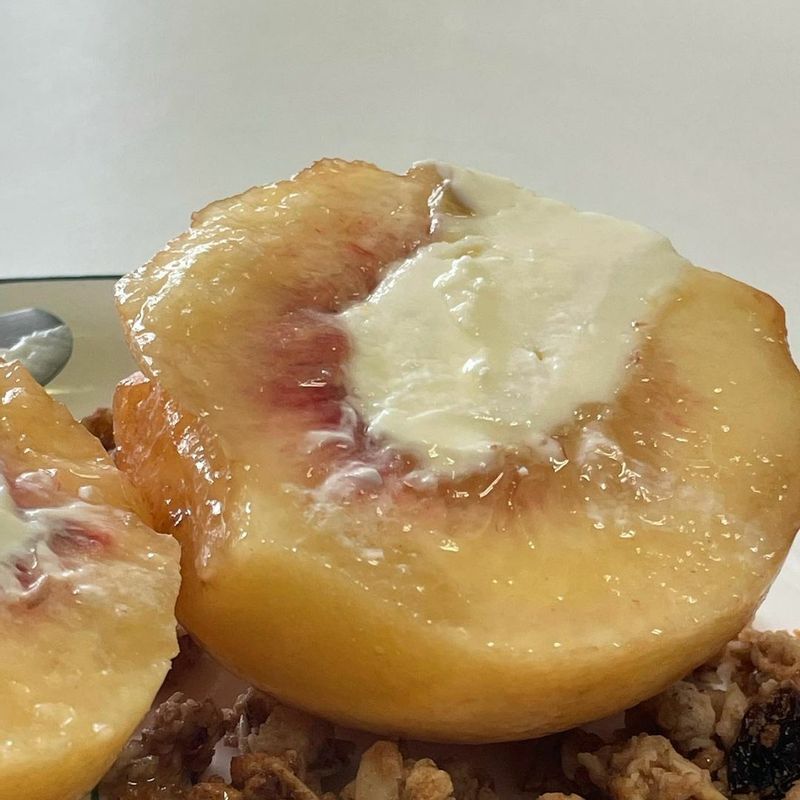 #복숭아그릭요거트 #그릭모모 #요거피치 #자취요리