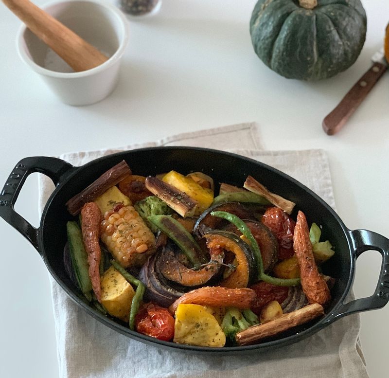 #채소샐러드 #채소구이 #오븐구이 #채소요리