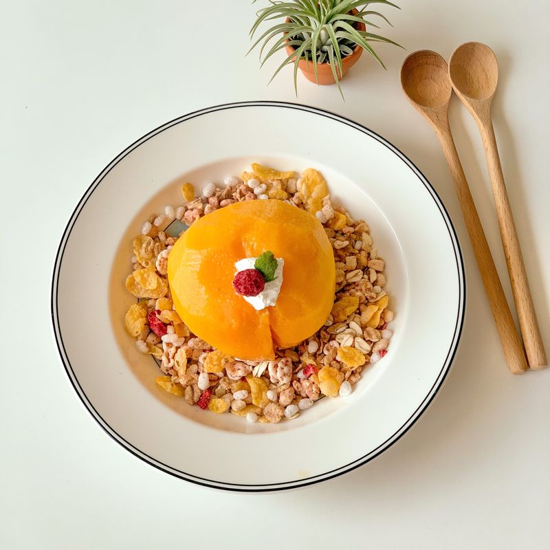 #요거피치 #그릭모모 #복숭아 #그릭요거트 #황도 #복숭아그릭요거트