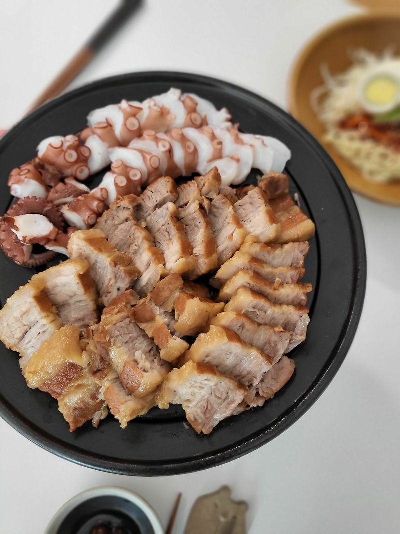 #문어요리 #한식 #집밥 #보쌈 #수육