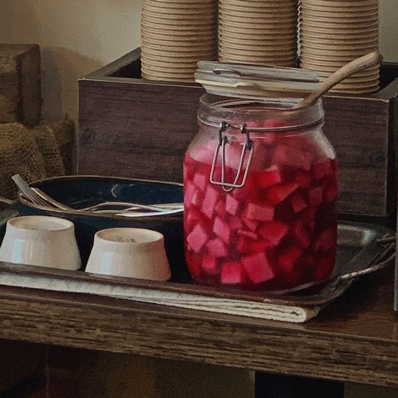 적채 대신에 무로 만든 피클이에요. 새콤달콤 정말 맛있어요☺️ 전 우리의식탁 양파피클도 정말 좋아해요~~! 꼭 만들어 보세요👍 #피클 #무피클 #피클만들기 #Radish