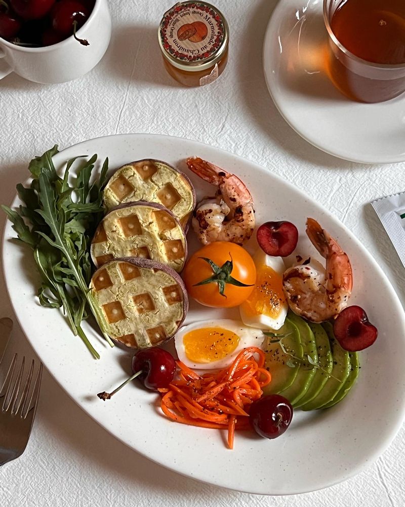 그득그득 담아내는 나는야 욕심쟁이~😖 #고구마 #저녁 #클린 #다이어트 #당근라페 #브런치