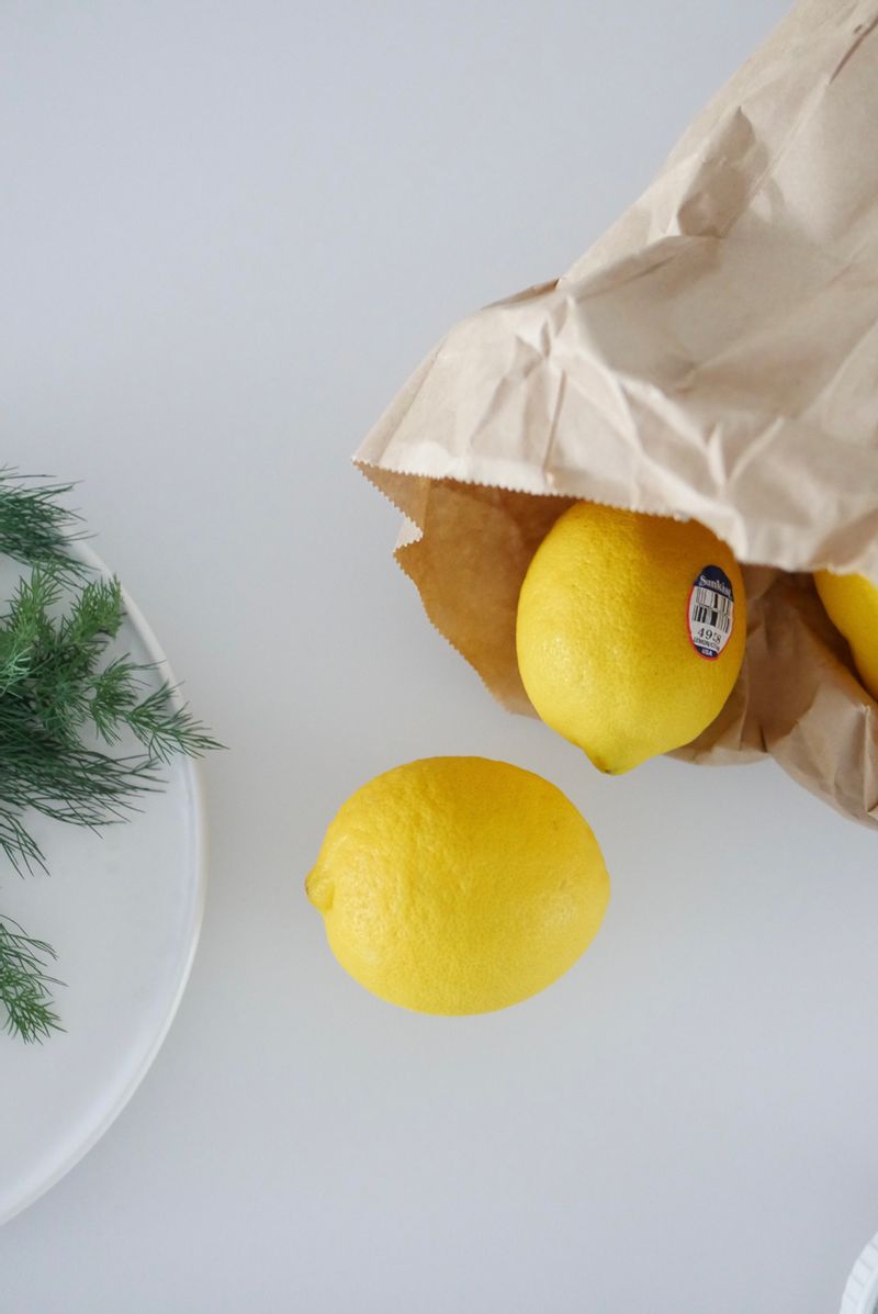 싱싱한 레몬도 준비 !