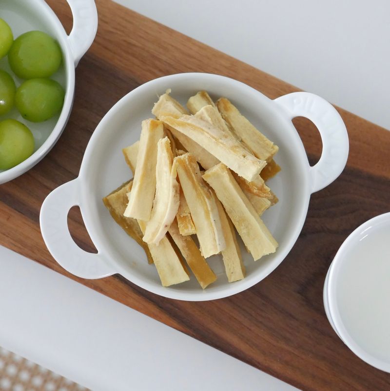 고구마가 많아서 고구마말랭이 만들어봤어요 :)