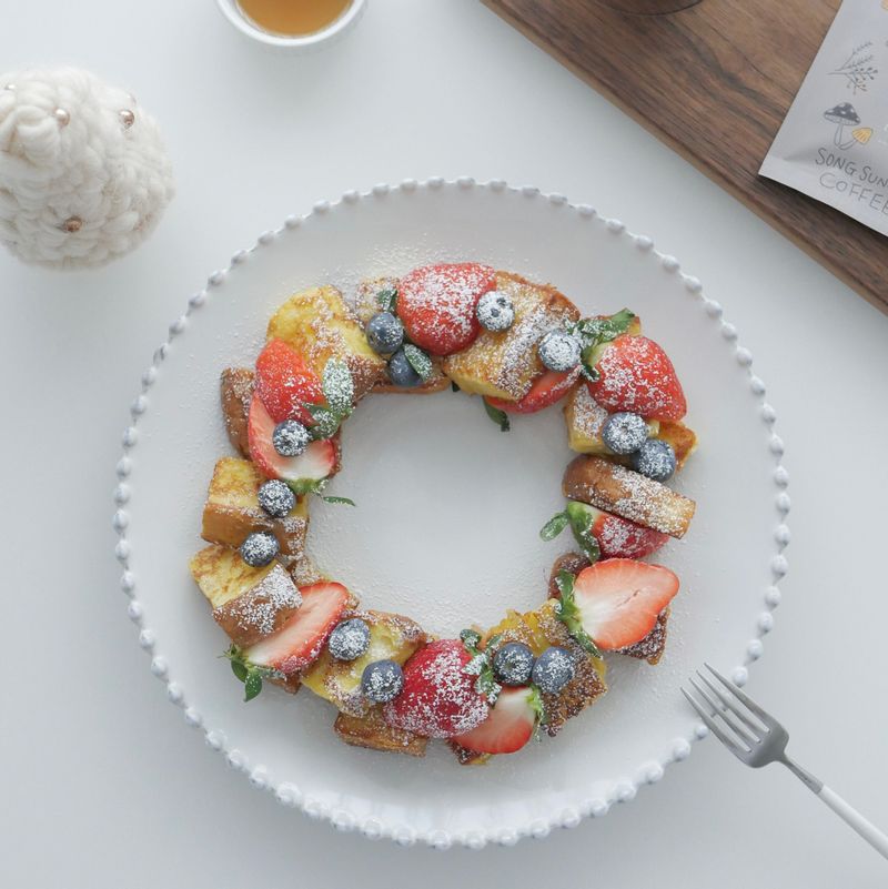 프렌치토스트 리스 🌲