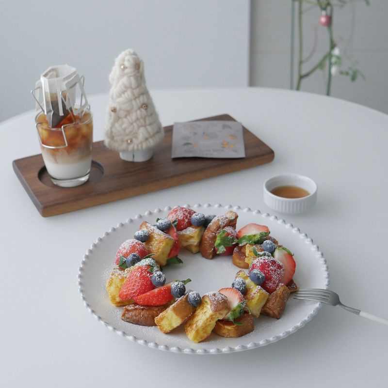 #브런치 #프렌치토스트 #크리스마스 #토스트