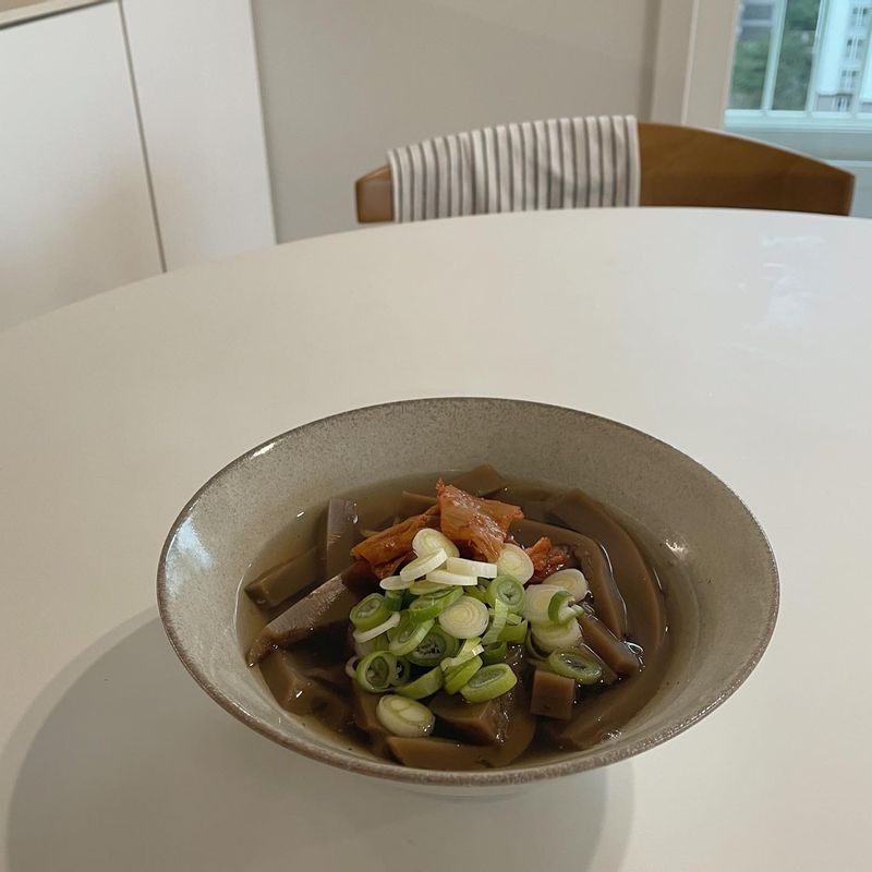 따뜻한 묵밥 한그릇 어떠세요? #묵밥 #묵요리 #묵국수 #충청도요리 #간단요리