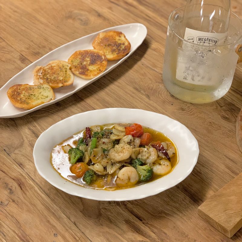 #감바스 #와인안주 #새우