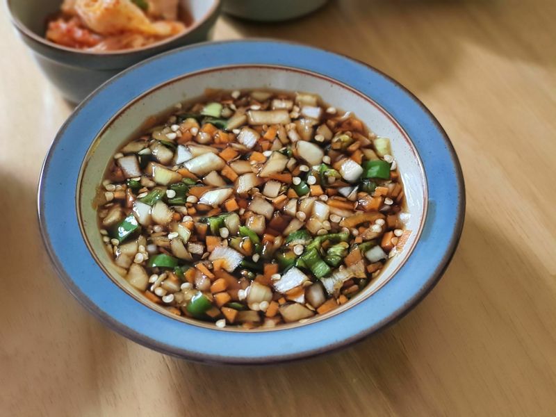 청양고추 넣은 매콤새콤 유린기소스