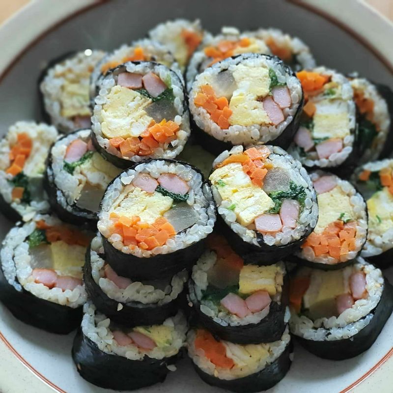 기본김밥 #집밥 #집김밥 #김밥