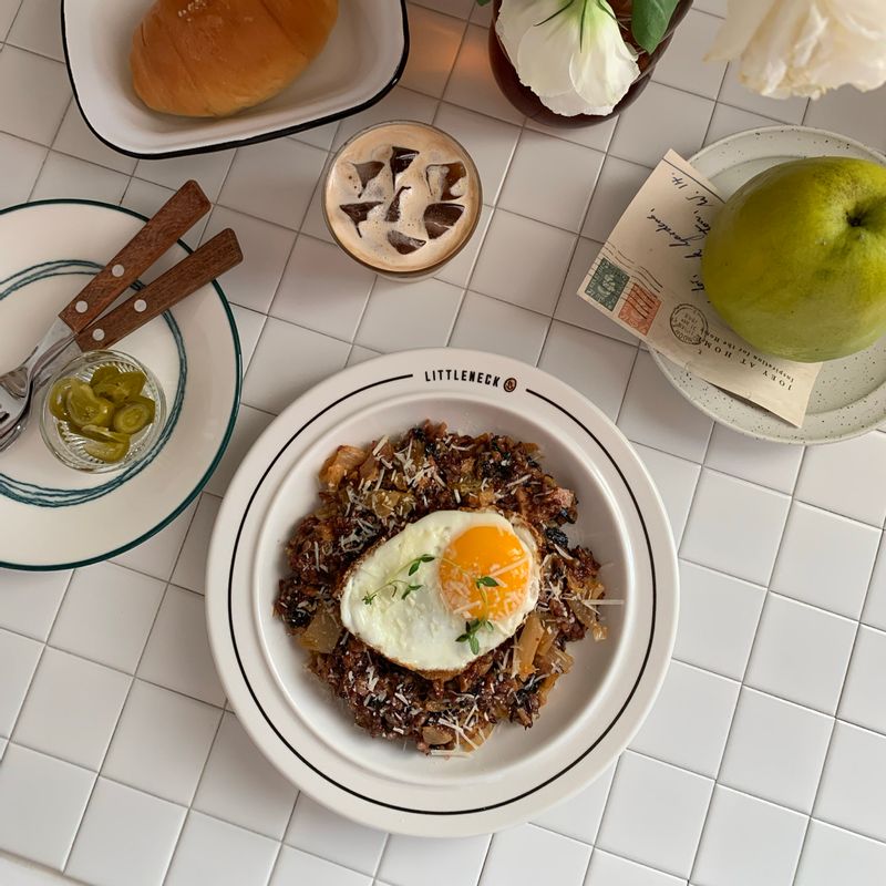 다이어터라 잡곡밥에 김치볶음밥😊전 참치김치볶음밥을 좋아합니다❤️