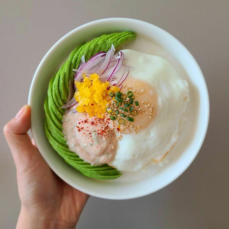 아보카도 명란마요 덮밥♡ #홈쿡 #아보카도명란비빔밥 #아보카도덮밥