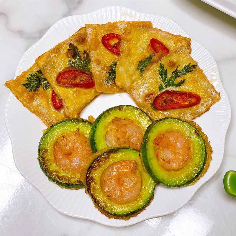 포두부전, 애호박 새우전글