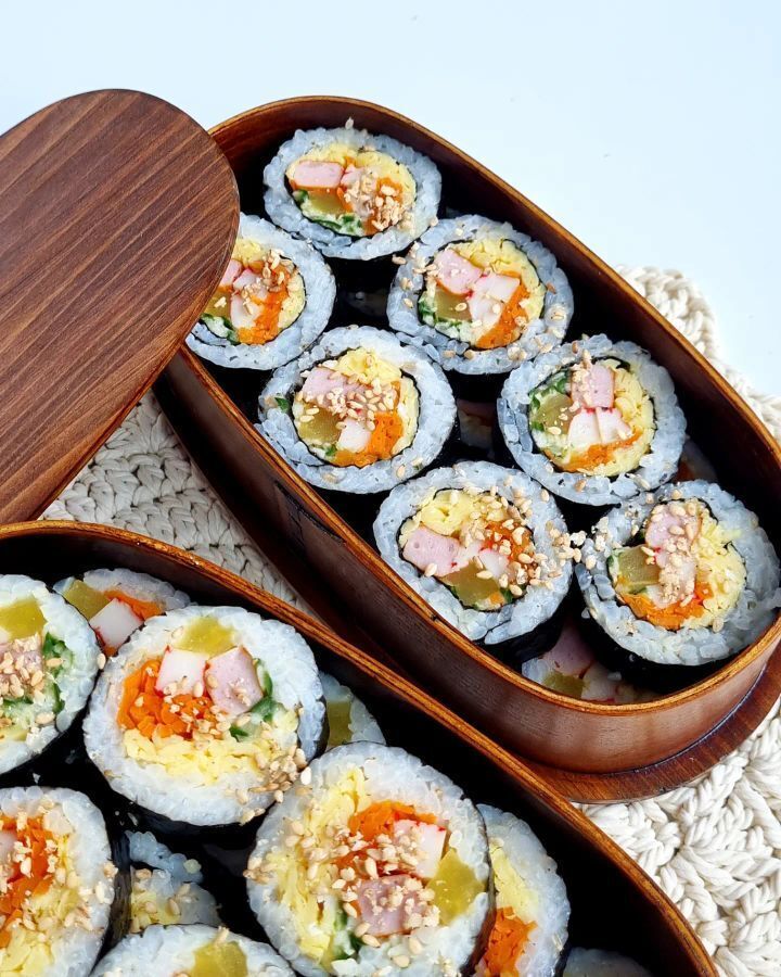 소풍의 계절이 왔어요  소풍하면 가장 먼저 생각나는건 김밥이죠~   #우리의소풍식탁 #도시락 #소풍도시락 #김밥도시락 #김밥
