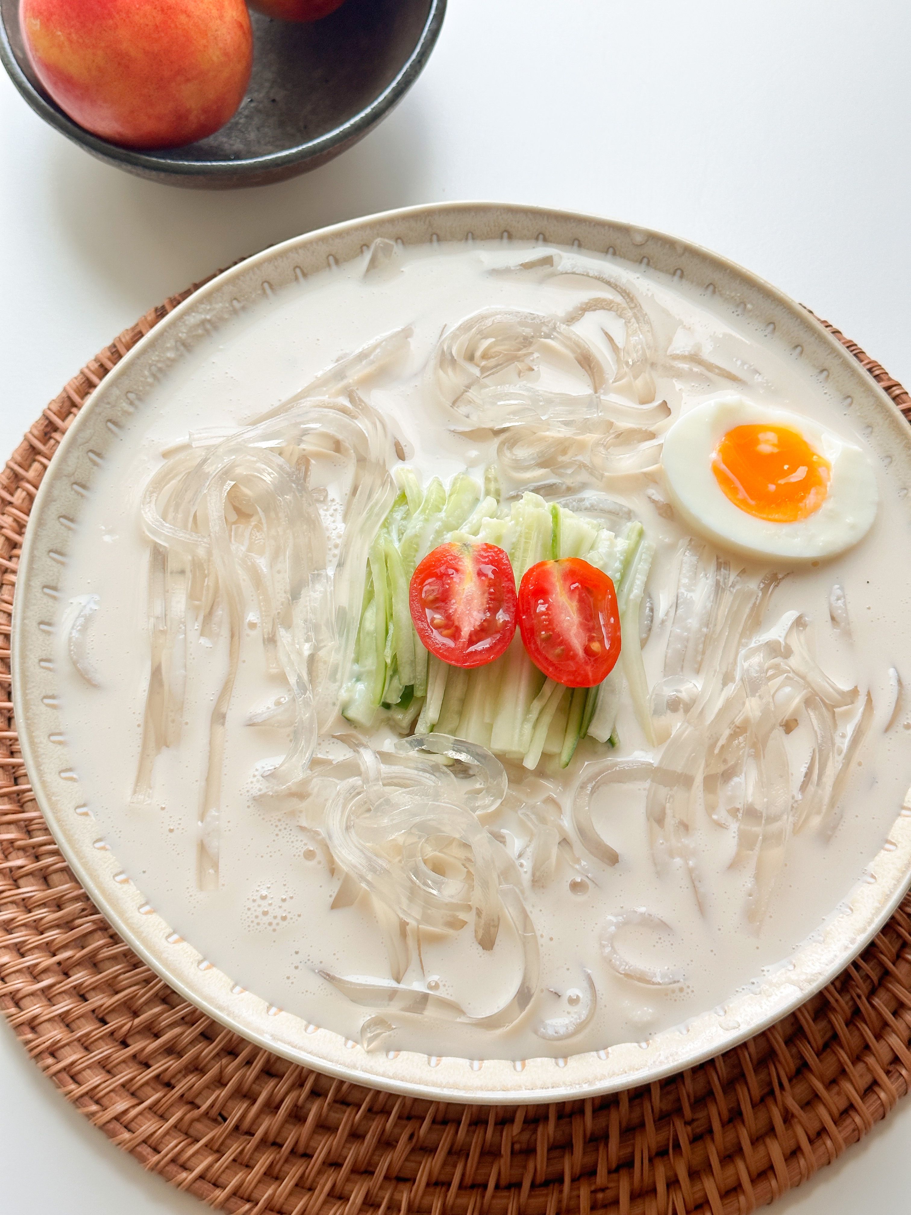 우뭇가사리도 시판 제품 콩물도 시판 제품   거저먹는 날도 있어야죠🤍  #우뭇가사리 #우뭇가사리콩국 